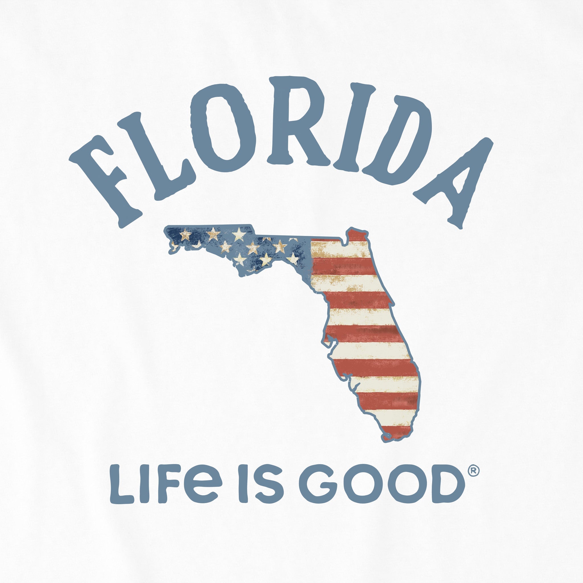 Women's Florida Arched Flag Short Sleeve Crusher Tee