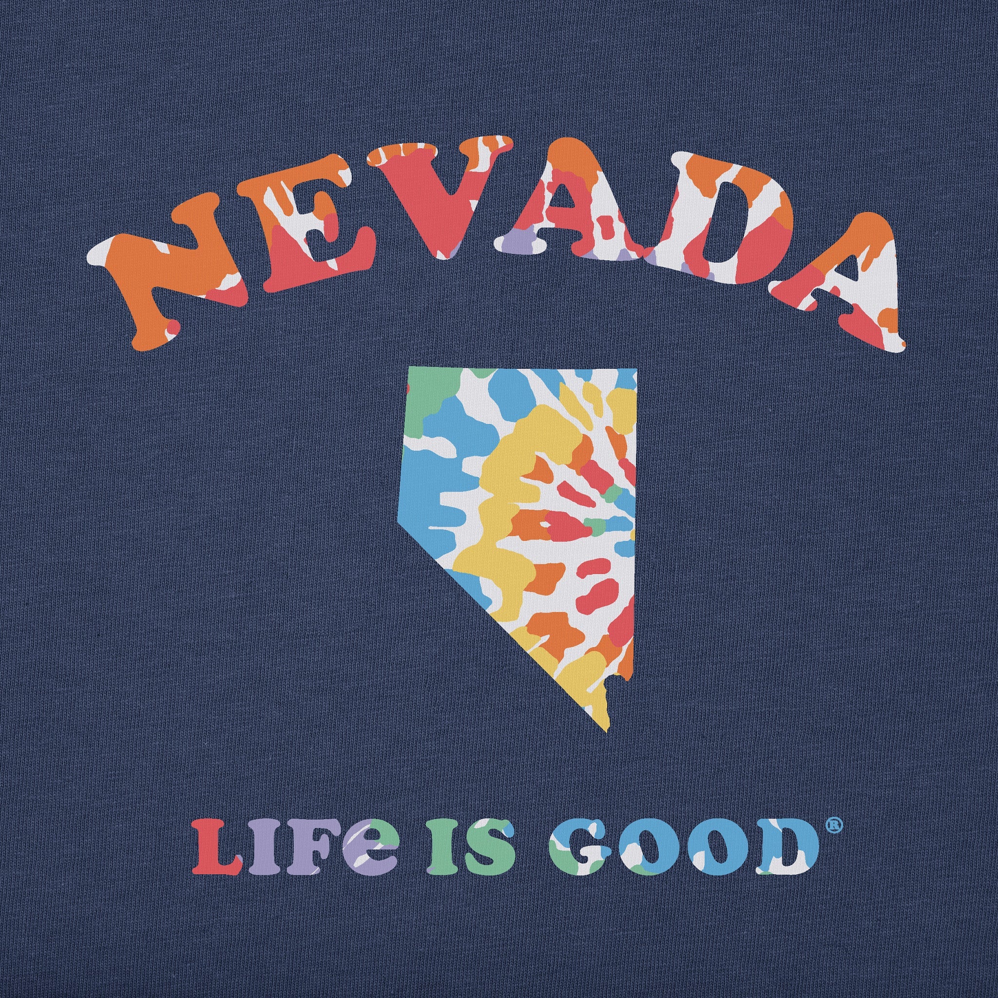 Men's Tie Dye Nevada Short Sleeve Crusher Tee