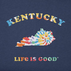 Men's Tie Dye Kentucky Short Sleeve Crusher Tee