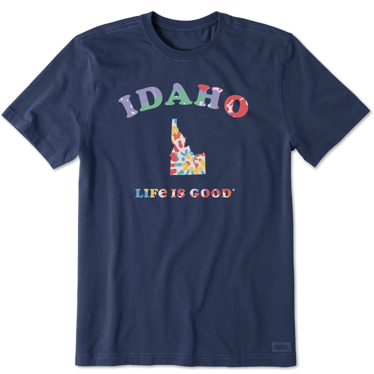 Men's Tie Dye Idaho Short Sleeve Crusher Tee