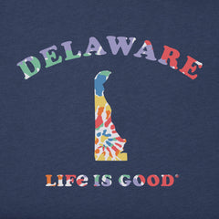 Men's Tie Dye Delaware Short Sleeve Crusher Tee