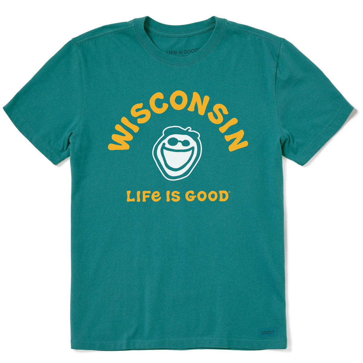 Men's Jake Wisconsin Short Sleeve Crusher Tee