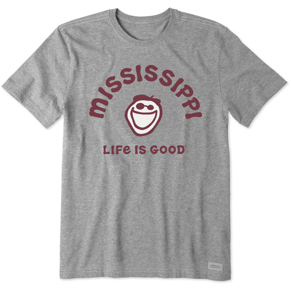Men's Jake Mississippi Short Sleeve Crusher Tee