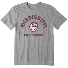 Men's Jake Mississippi Short Sleeve Crusher Tee