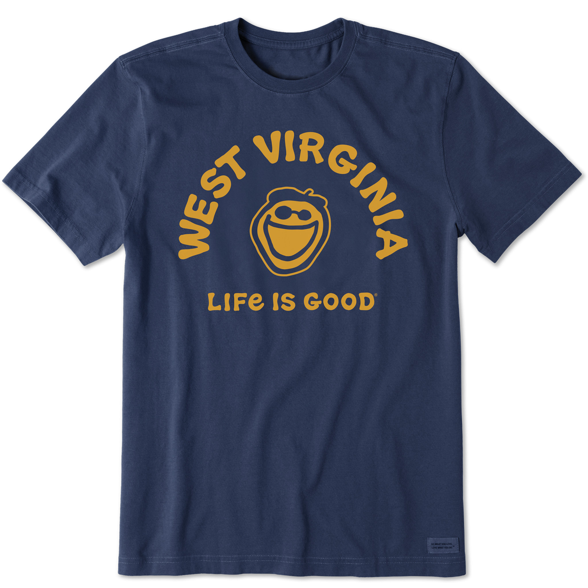 Men's Jake West Virginia Short Sleeve Crusher Tee