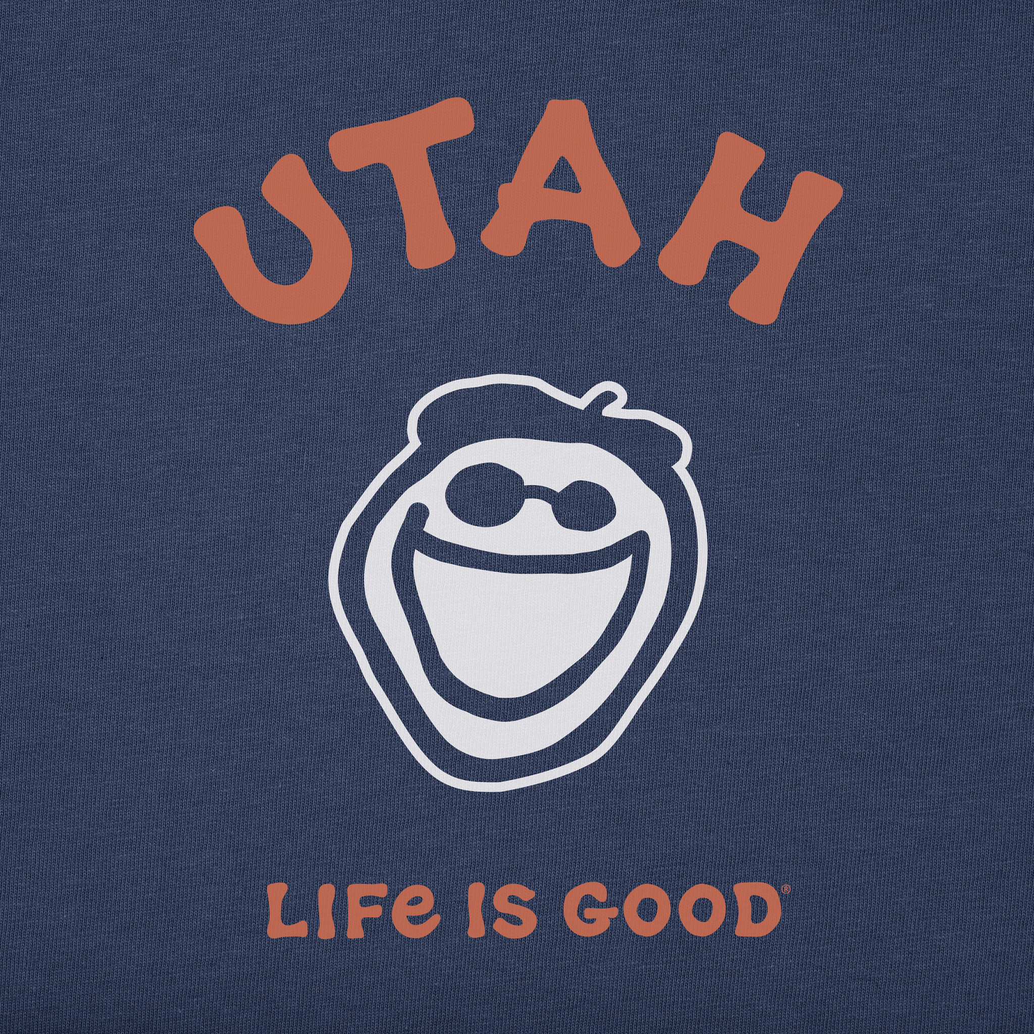 Men's Jake Utah Short Sleeve Crusher Tee