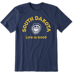 Men's Jake South Dakota Short Sleeve Crusher Tee