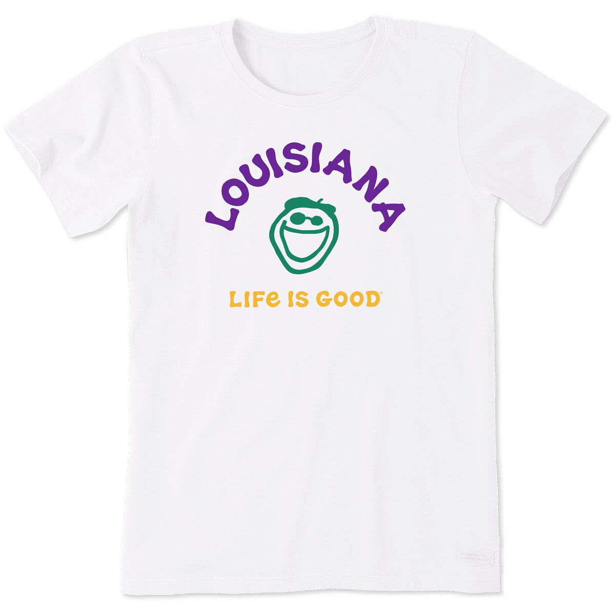 Women's Jake Louisiana Short Sleeve Crusher Tee