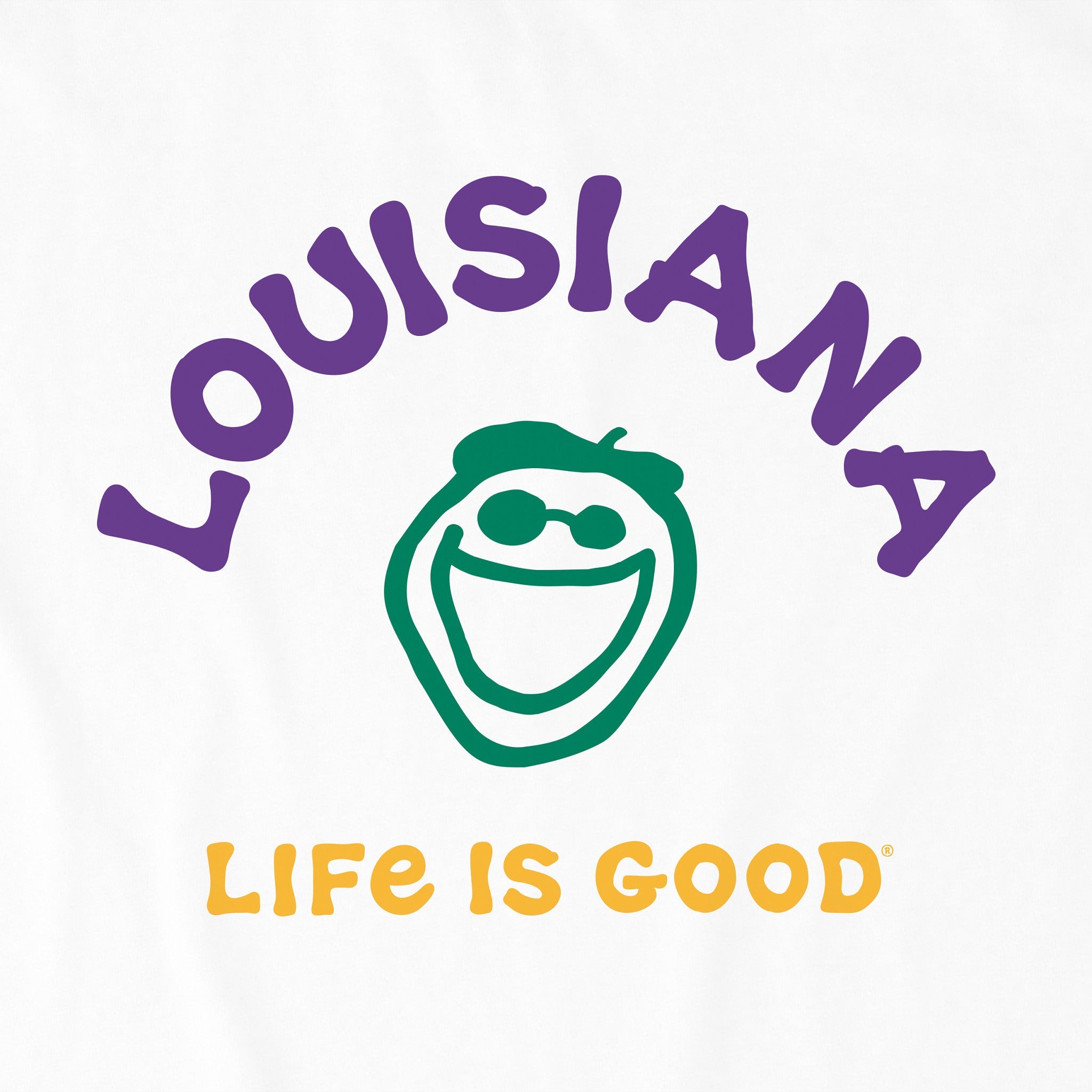 Women's Jake Louisiana Short Sleeve Crusher Tee