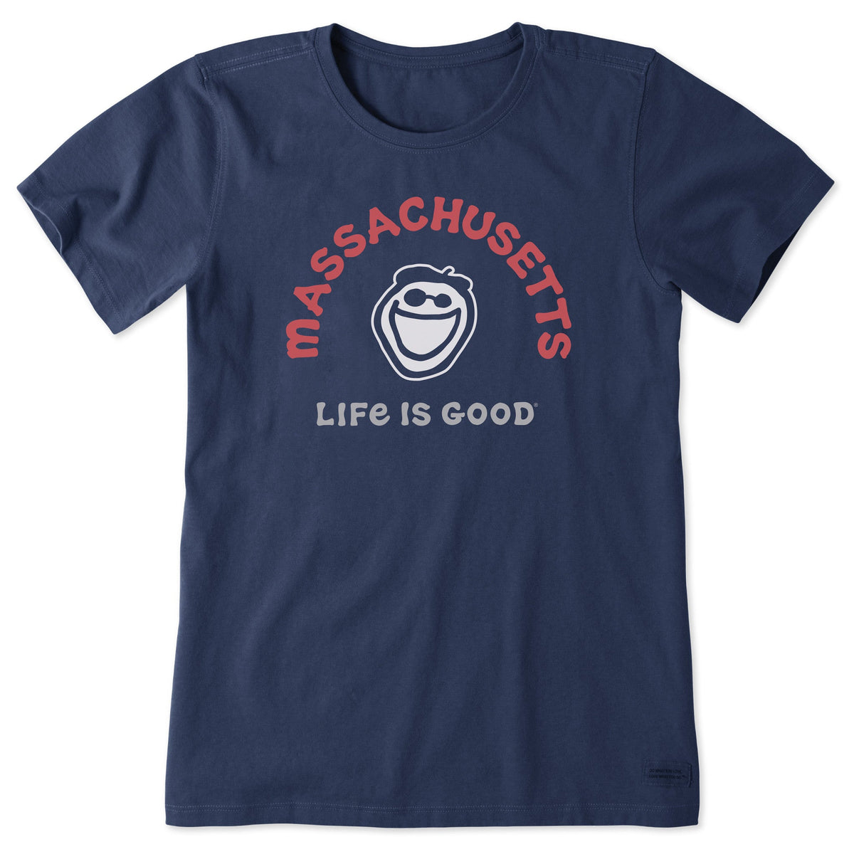Women's Jake Massachusetts Short Sleeve Crusher Tee