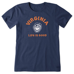 Women's Jake Virginia Short Sleeve Crusher Tee