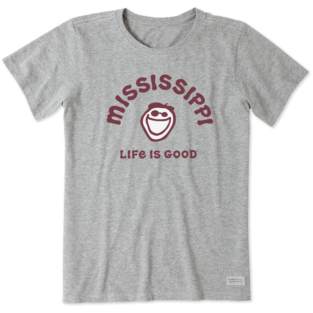 Women's Jake Mississippi Short Sleeve Crusher Tee