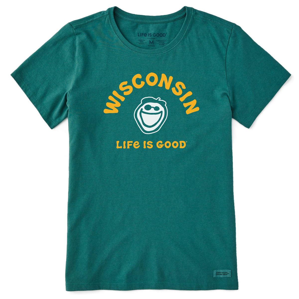 Women's Jake Wisconsin Short Sleeve Crusher Tee