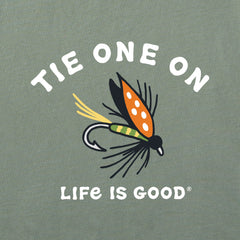 Men's Tie One On Short Sleeve Crusher Tee
