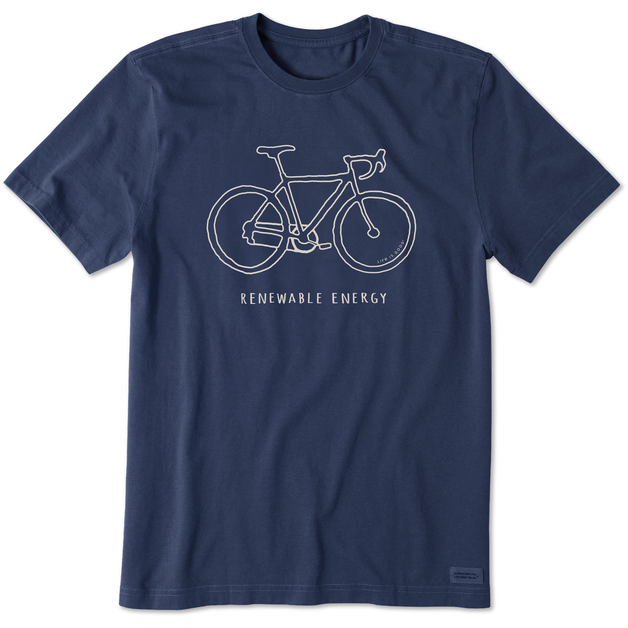 Men's Renewable Energy Bike Short Sleeve Tee