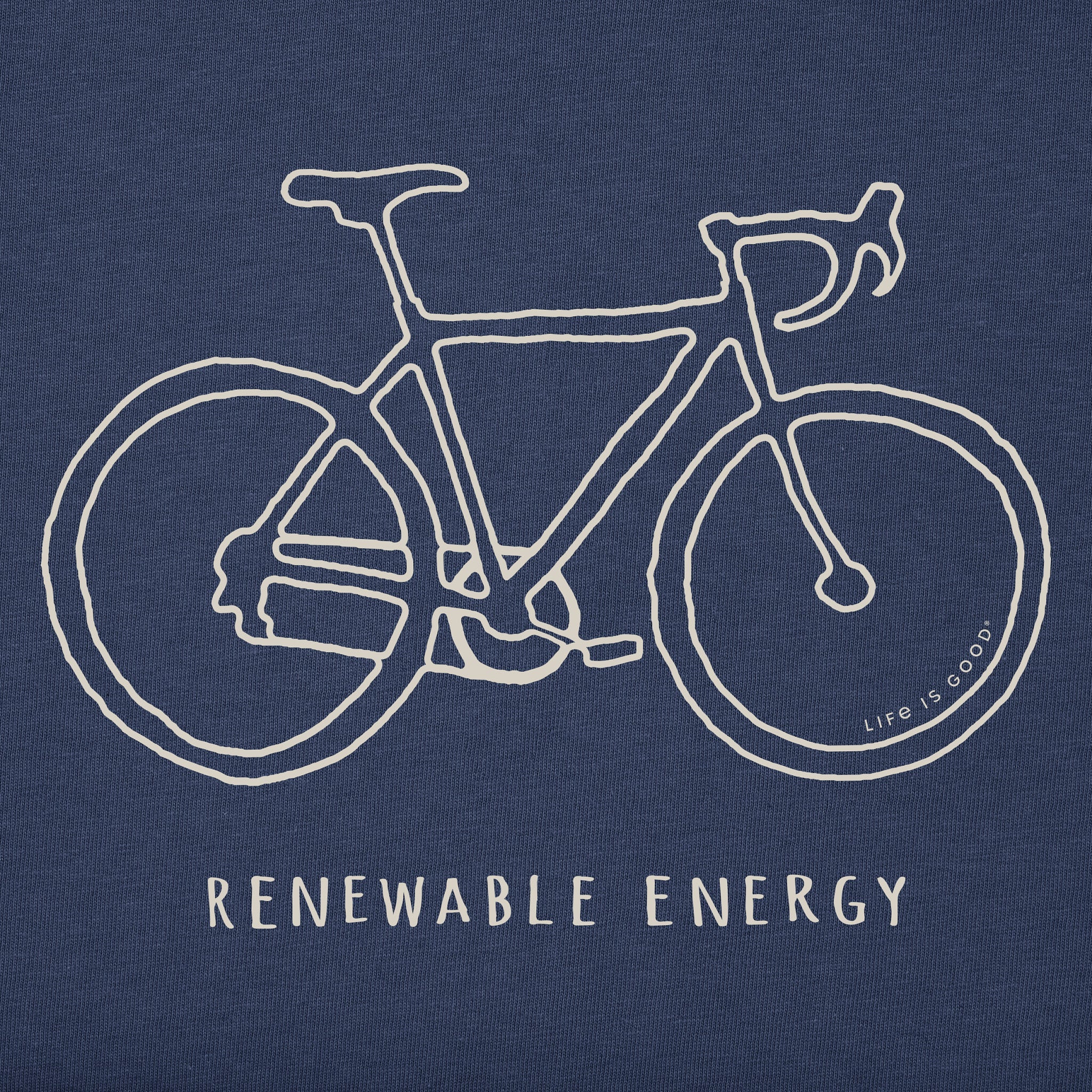 Men's Renewable Energy Bike Short Sleeve Tee