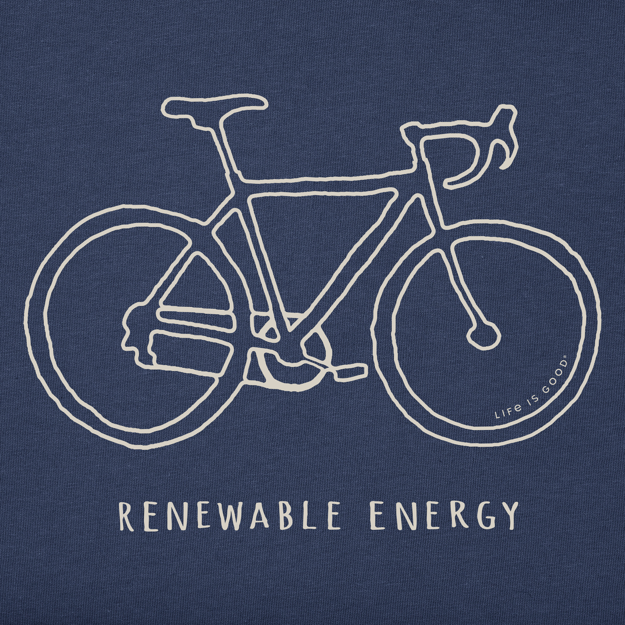 Men's Renewable Energy Bike Short Sleeve Tee