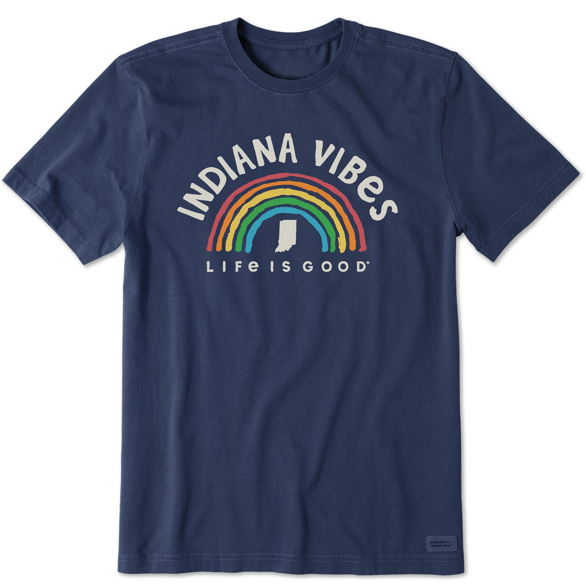 Men's Indiana Rainbow Vibes Short Sleeve Crusher Tee