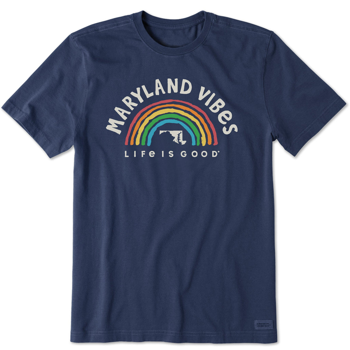 Men's Maryland Rainbow Vibes Short Sleeve Crusher Tee