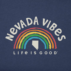 Men's Nevada Rainbow Vibes Short Sleeve Crusher Tee
