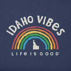 Women's Idaho Rainbow Vibes Short Sleeve Crusher Tee