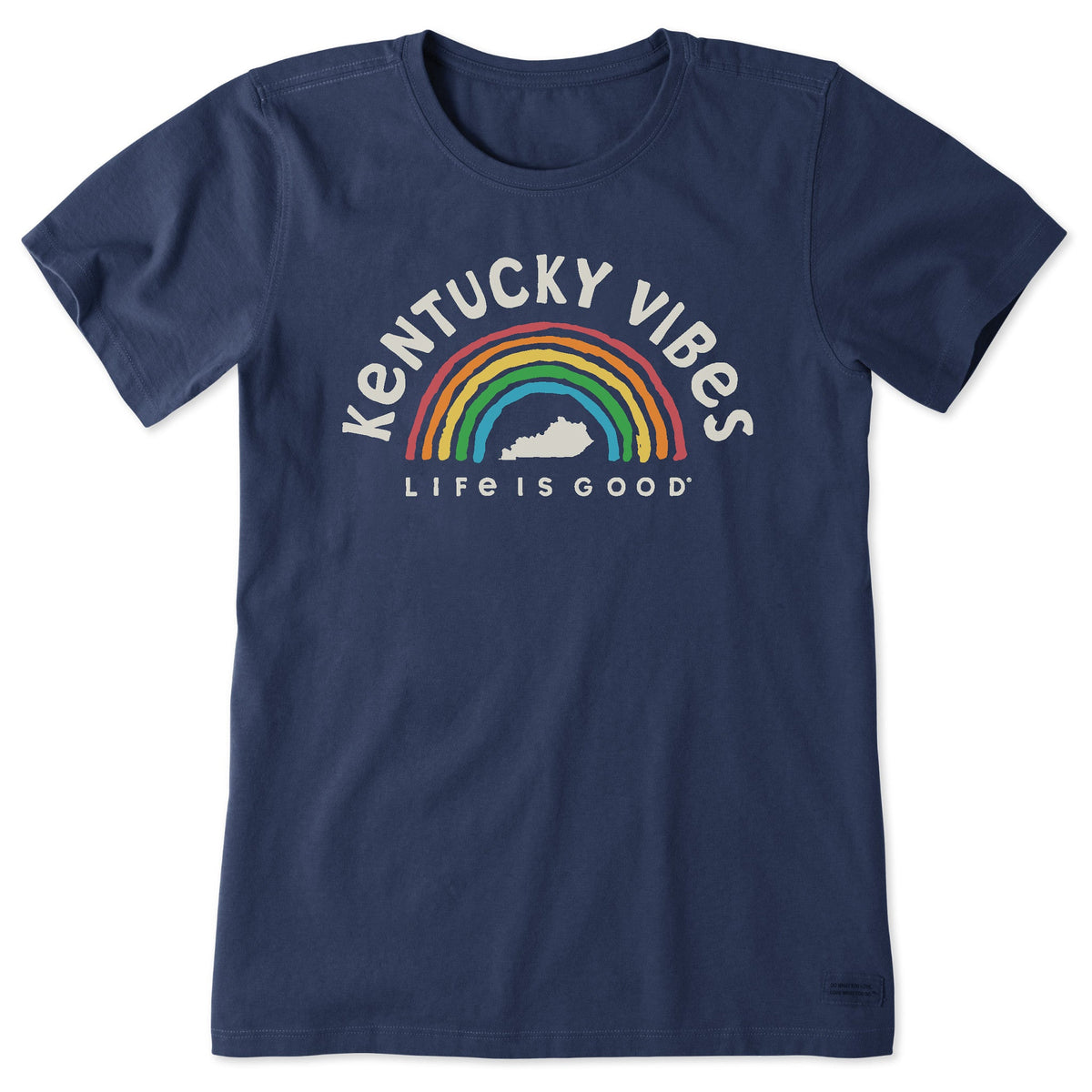 Women's Kentucky Rainbow Vibes Short Sleeve Crusher Tee