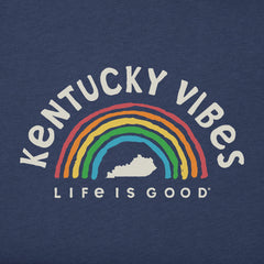 Women's Kentucky Rainbow Vibes Short Sleeve Crusher Tee