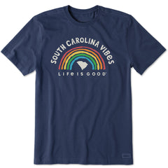Men's South Carolina Rainbow Vibes Short Sleeve Crusher Tee