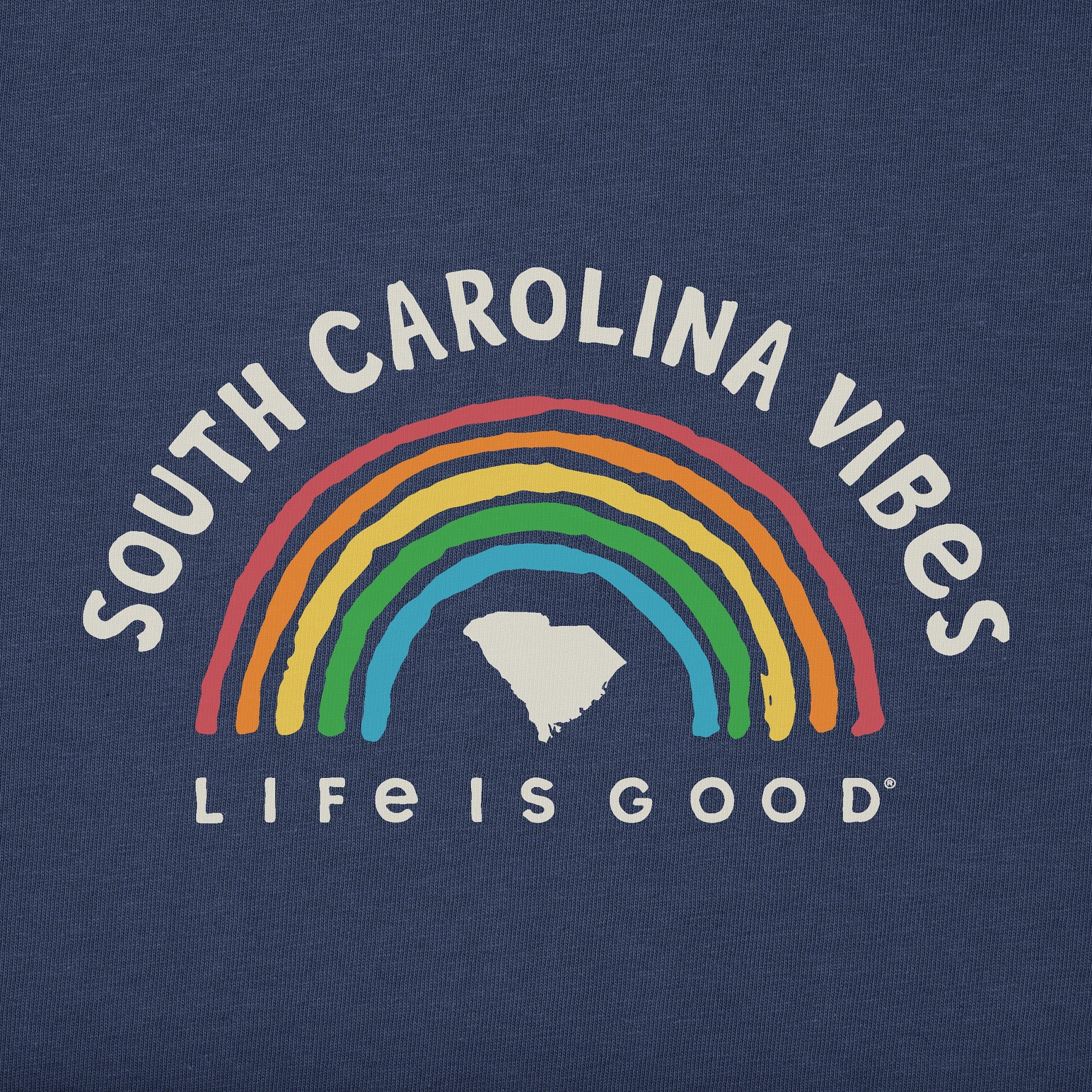 Men's South Carolina Rainbow Vibes Short Sleeve Crusher Tee