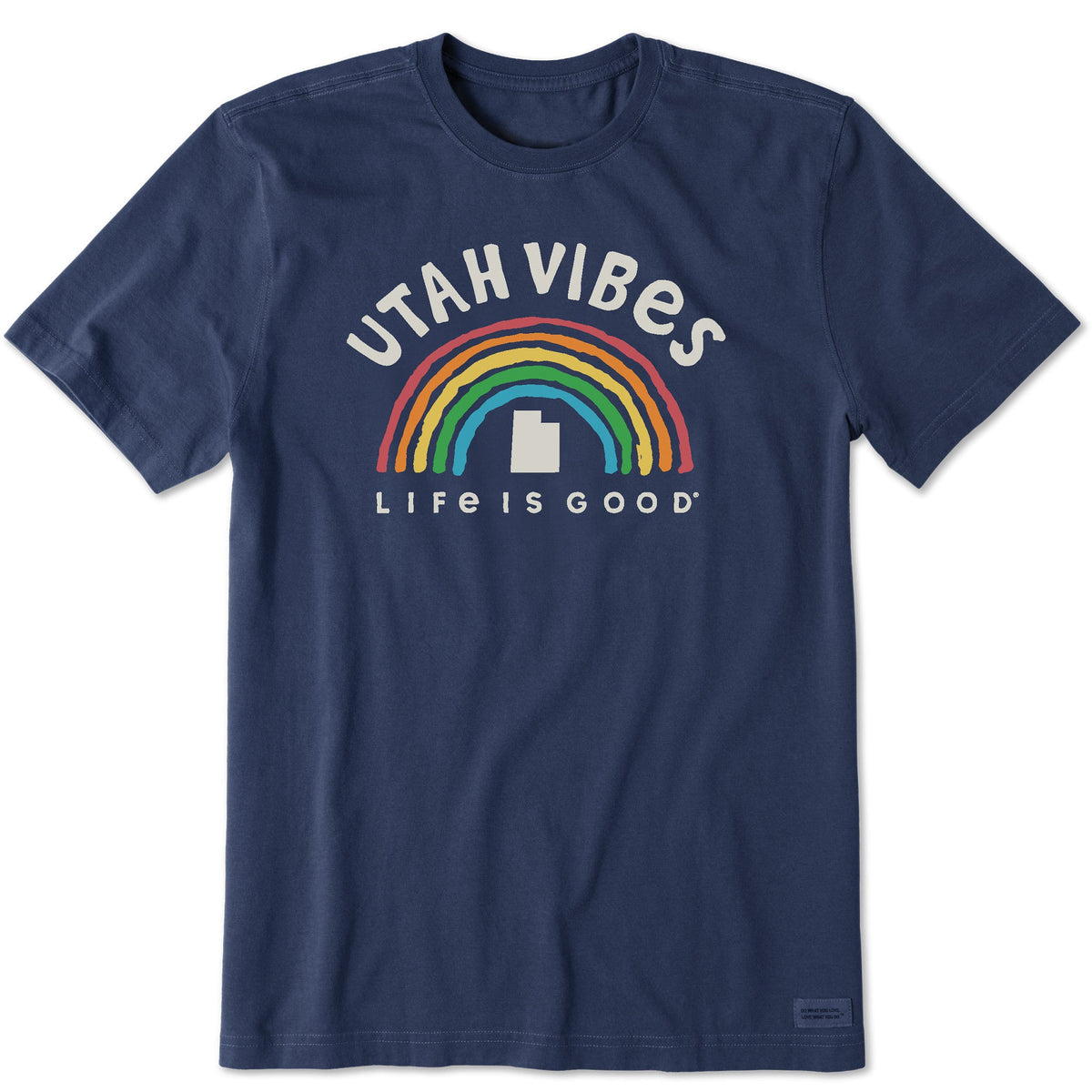 Men's Utah Rainbow Vibes Short Sleeve Crusher Tee