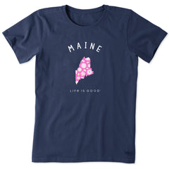 Women's Daisies Maine Short Sleeve Crusher Tee