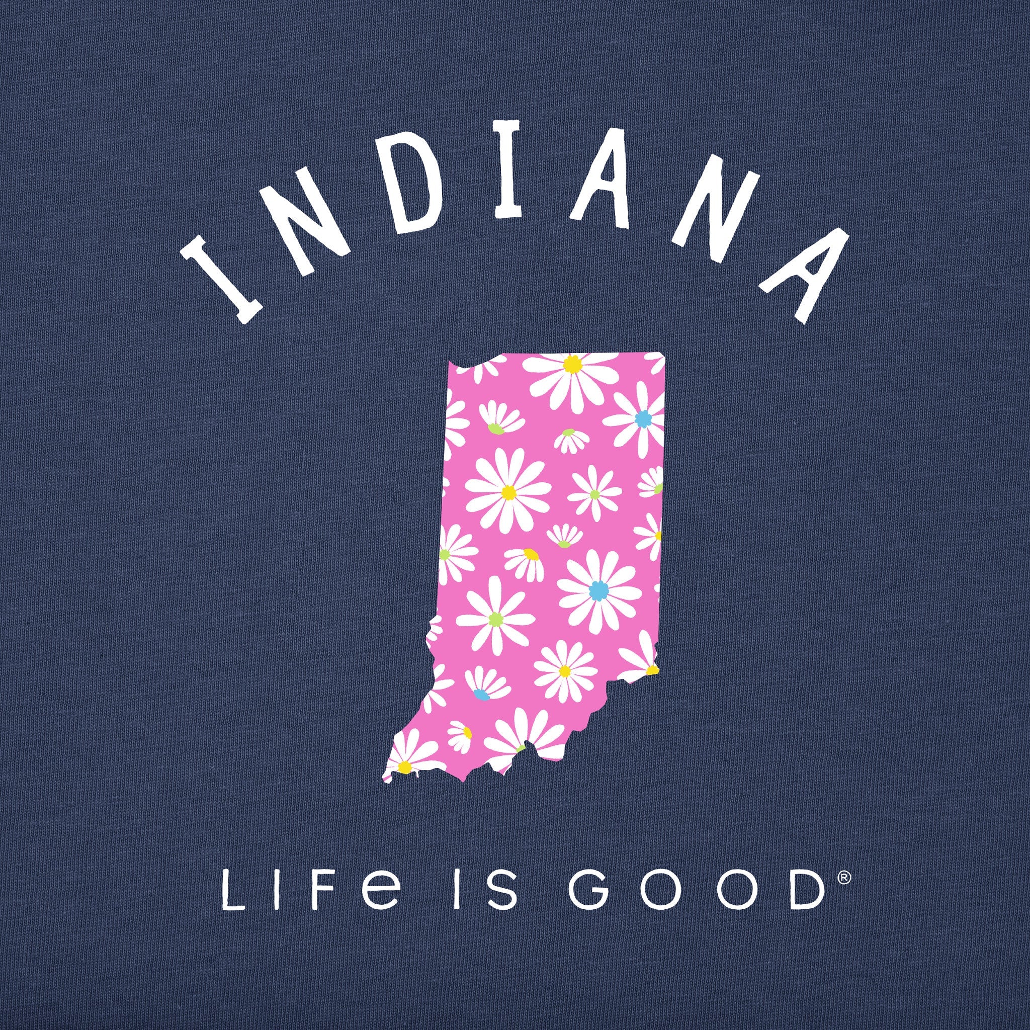 Women's Indiana Daisies Short Sleeve Crusher Tee