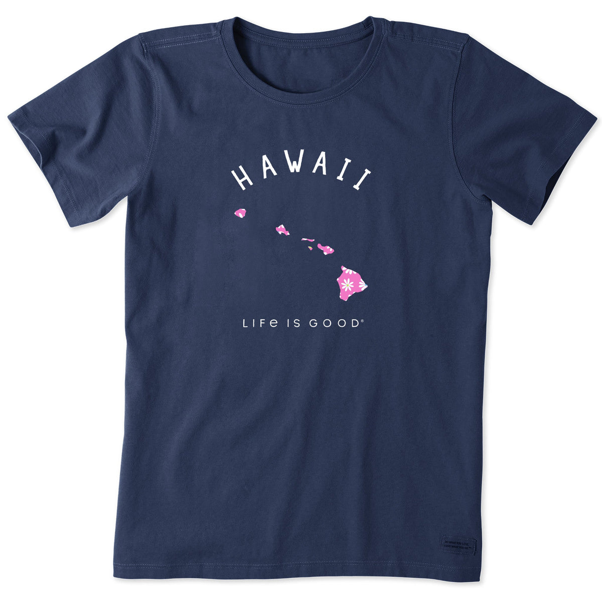 Women's Hawaii Daisies Short Sleeve Crusher Tee