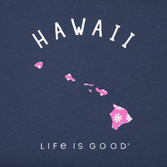 Women's Hawaii Daisies Short Sleeve Crusher Tee