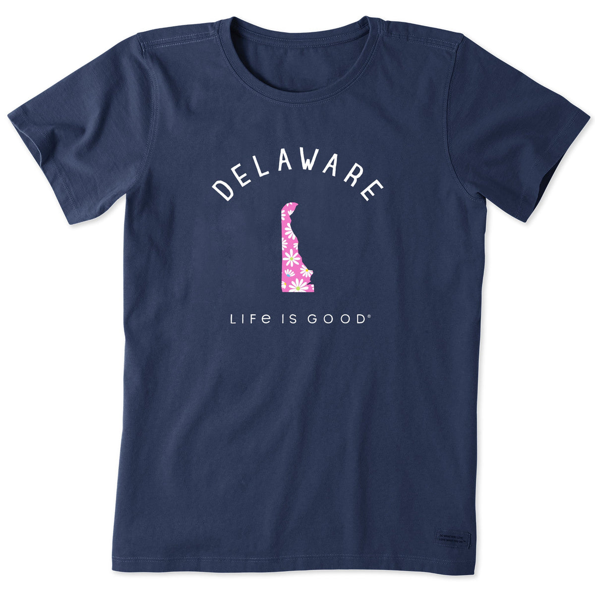 Women's Delaware Daisies Short Sleeve Crusher Tee