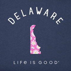 Women's Delaware Daisies Short Sleeve Crusher Tee