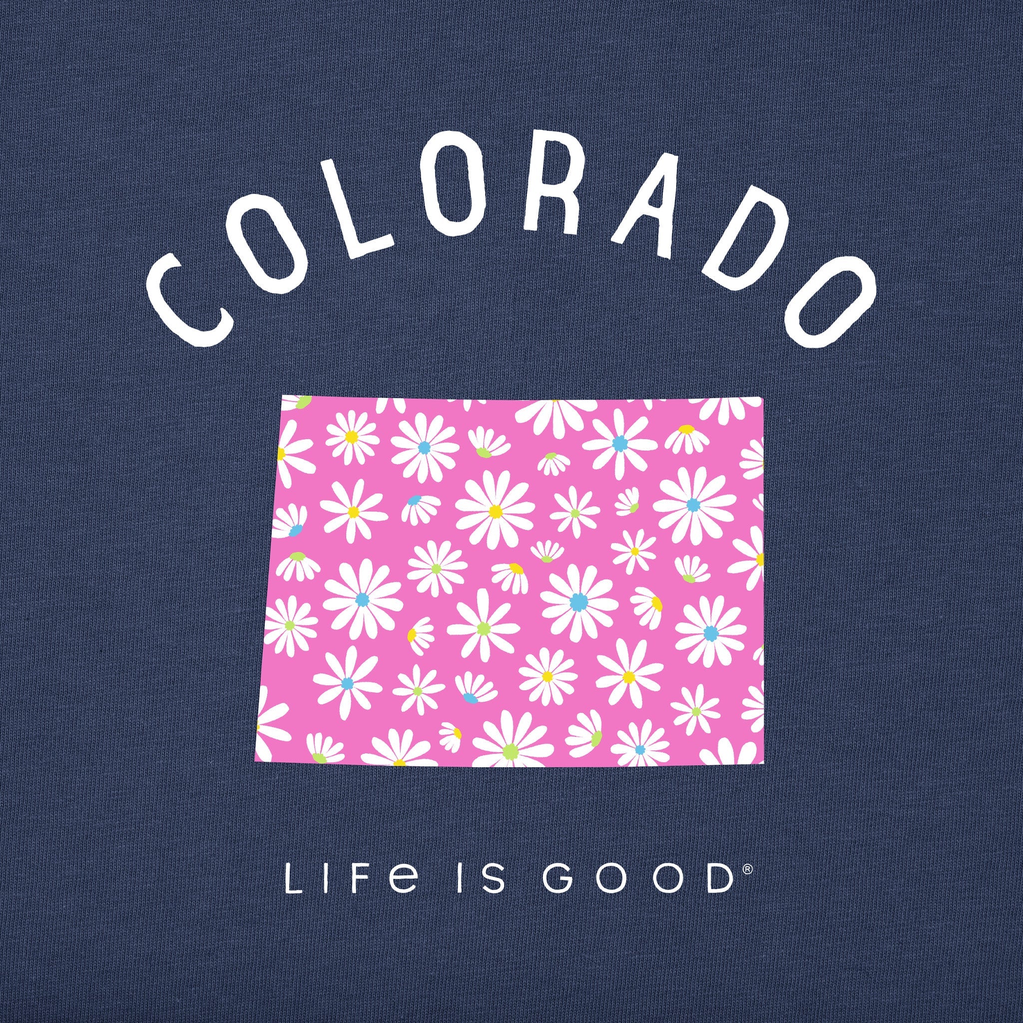 Women's Colorado Daisies Short Sleeve Crusher Tee
