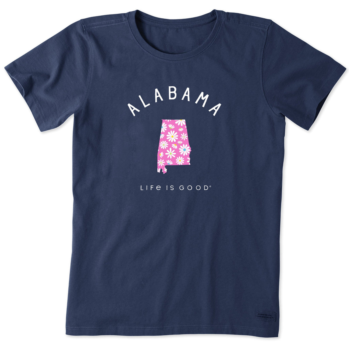 Women's Alabama Daisies Short Sleeve Crusher Tee
