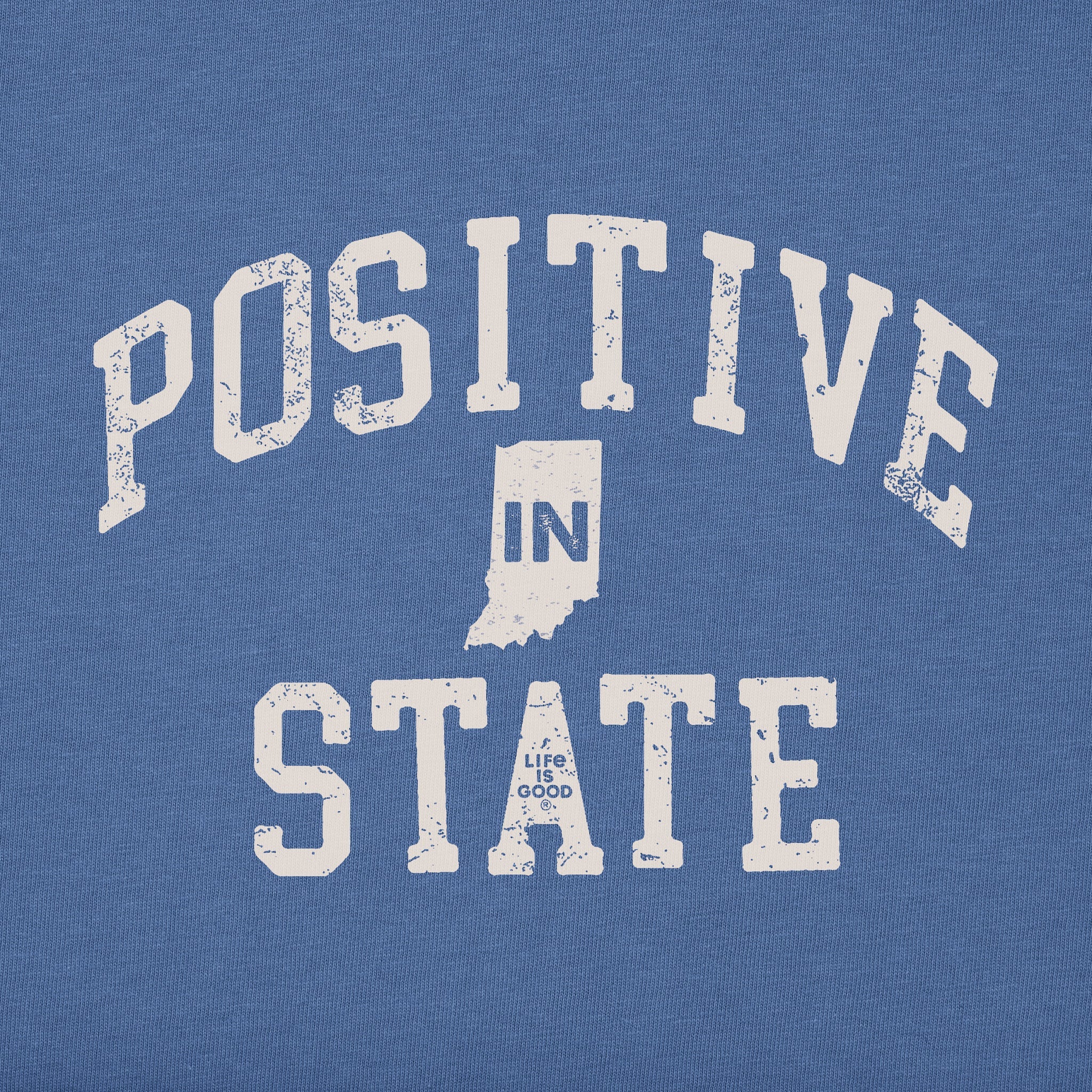 Men's Positive State Indiana Short Sleeve Crusher Tee