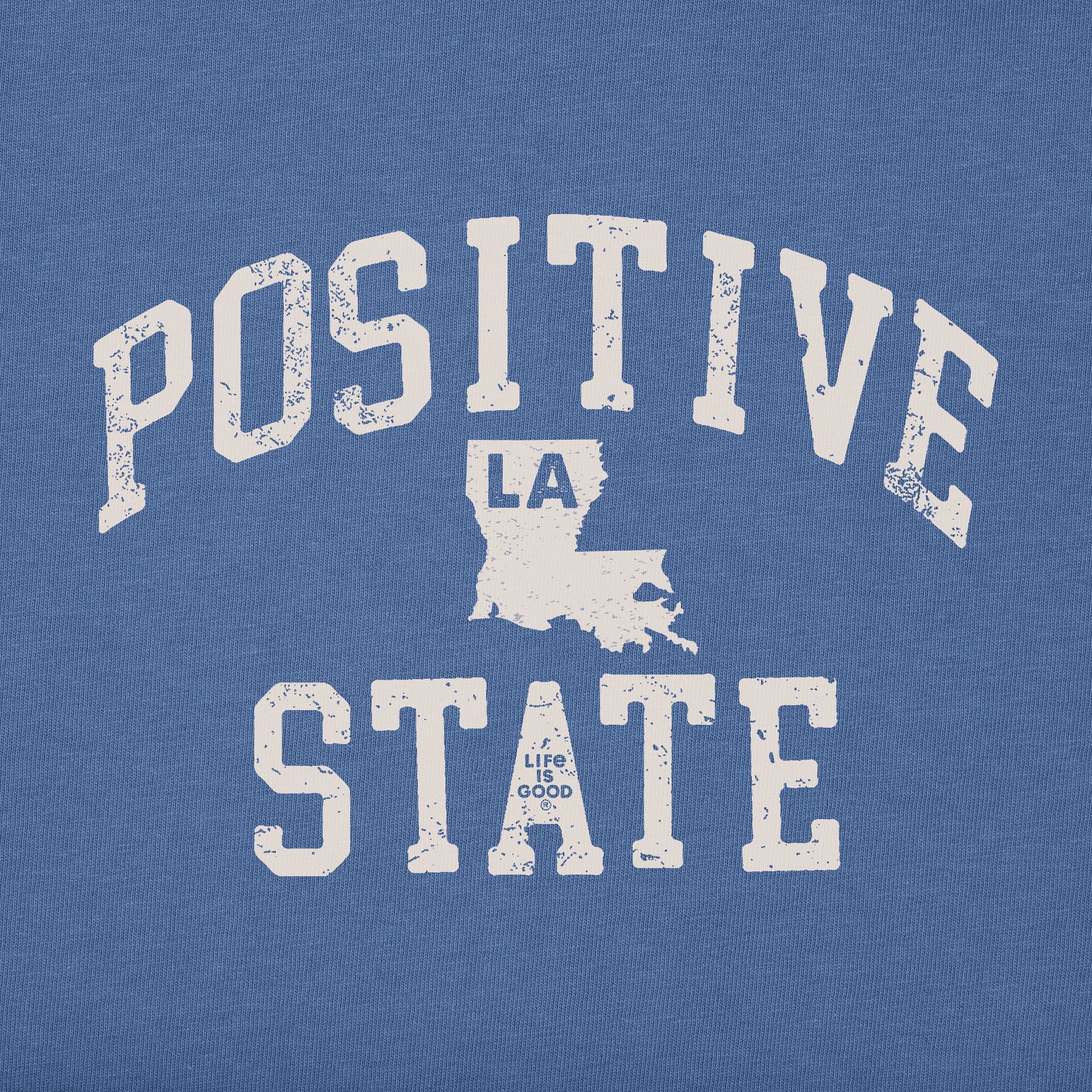 Men's Positive State Louisiana Short Sleeve Crusher Tee