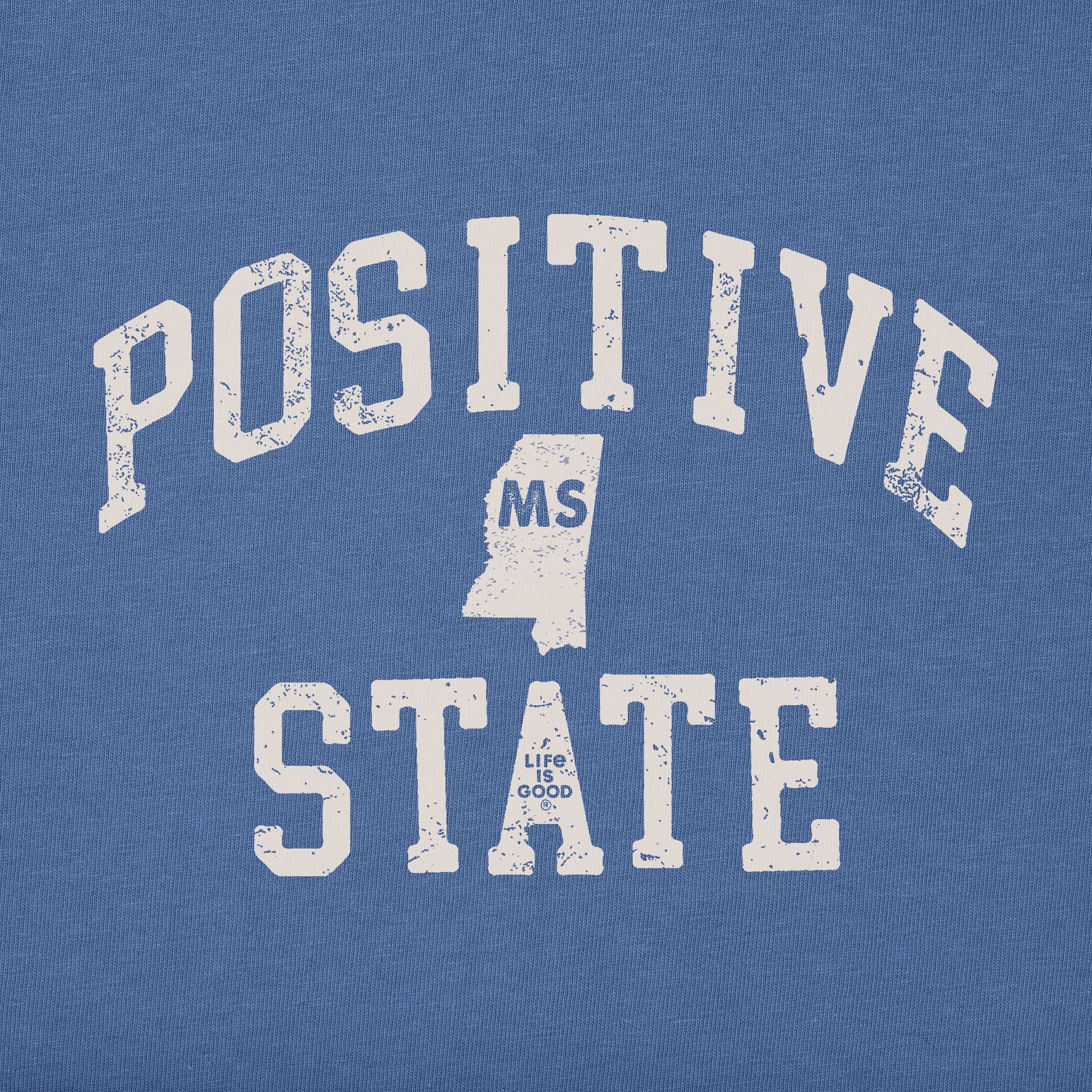 Men's Positive State Mississippi Short Sleeve Crusher Tee