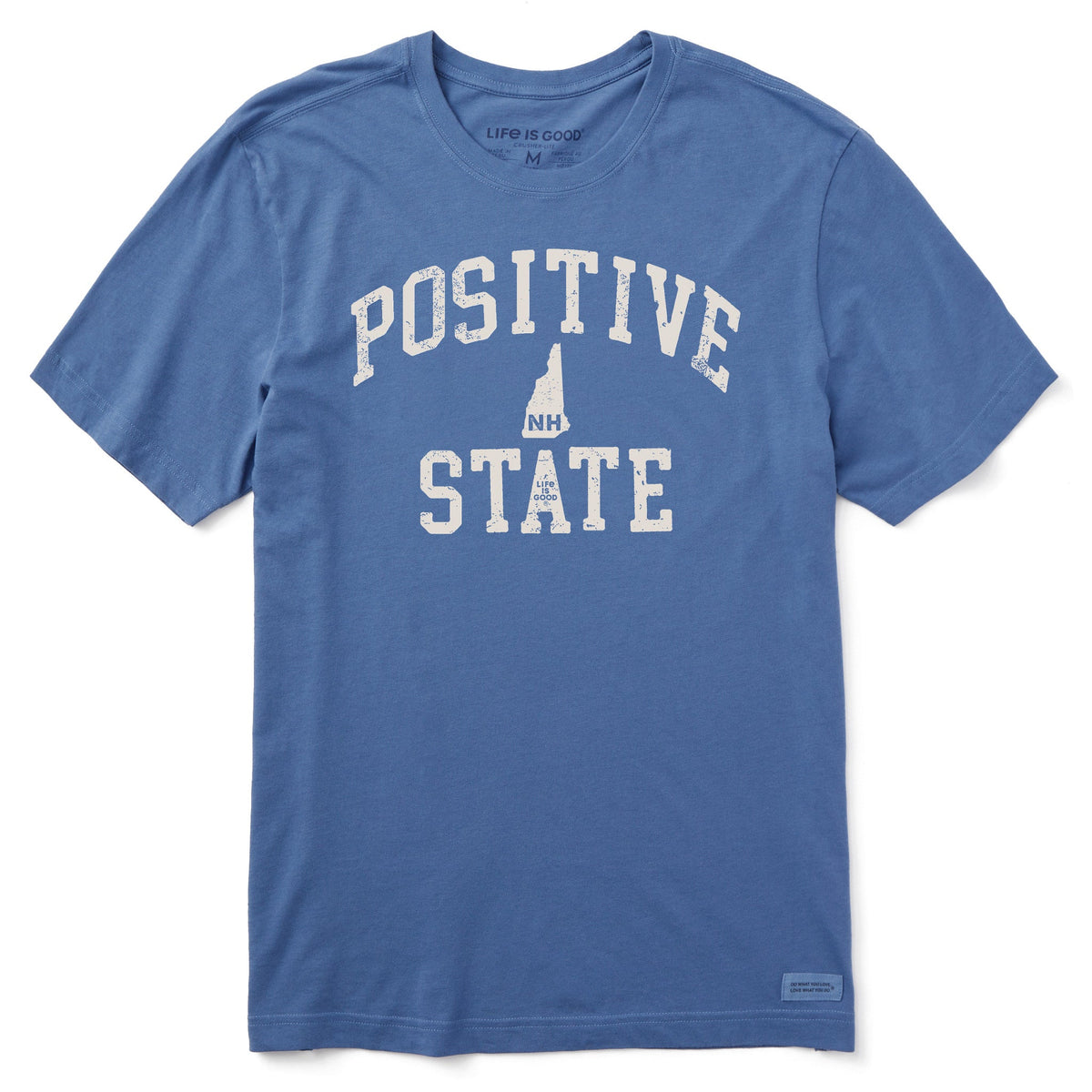 Men's Positive State New Hampshire Short Sleeve Crusher Tee