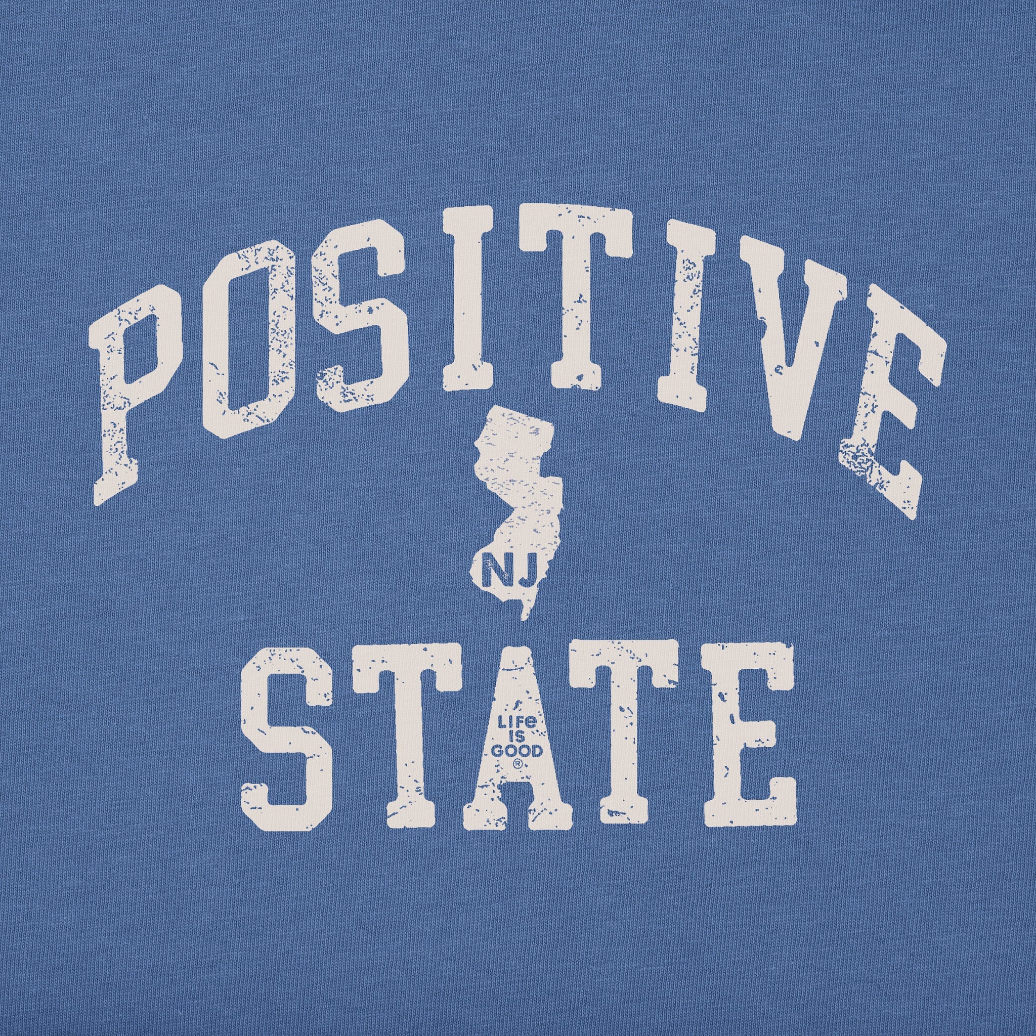 Men's Positive State New Jersey Short Sleeve Crusher Tee