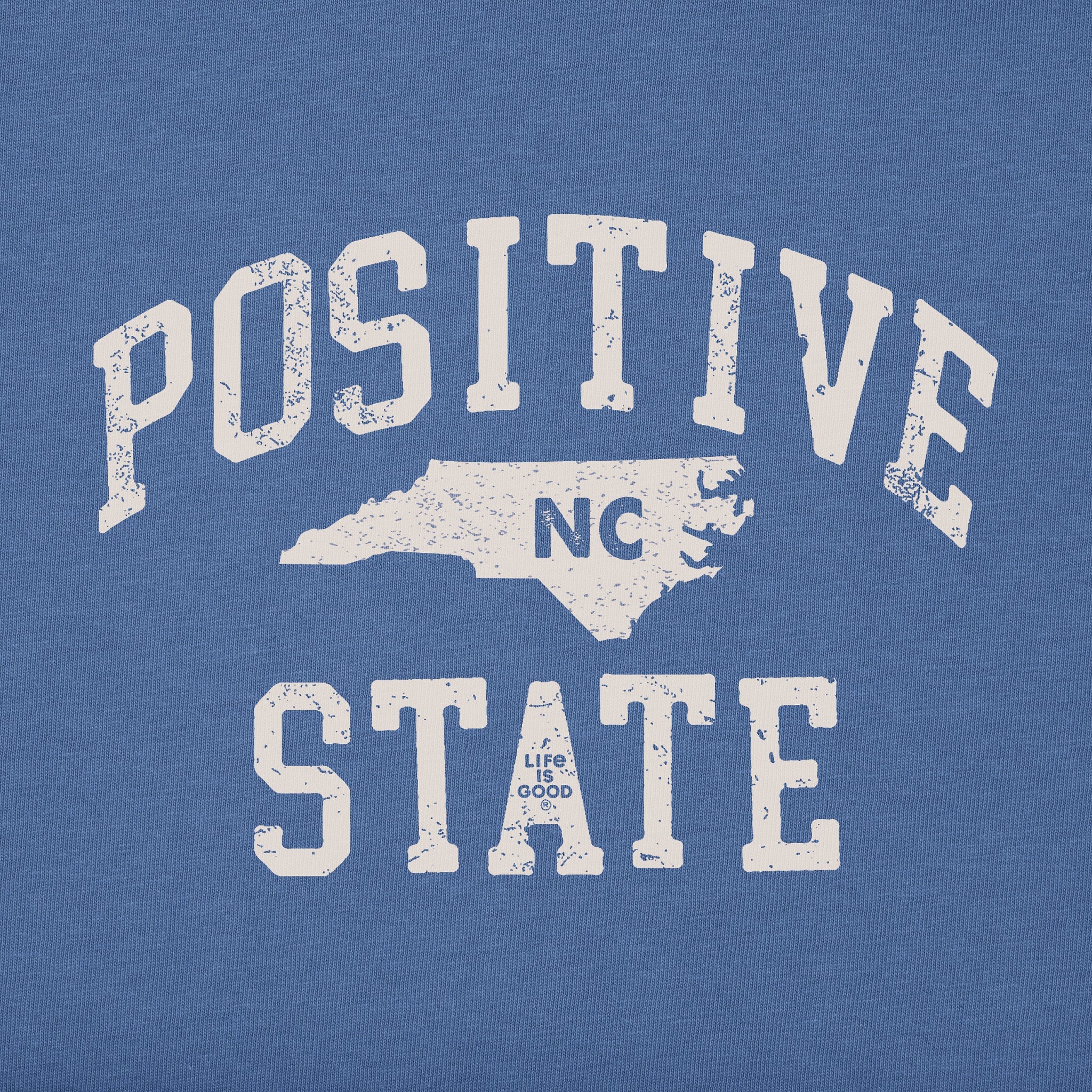 Men's Positive State North Carolina Short Sleeve Crusher Tee