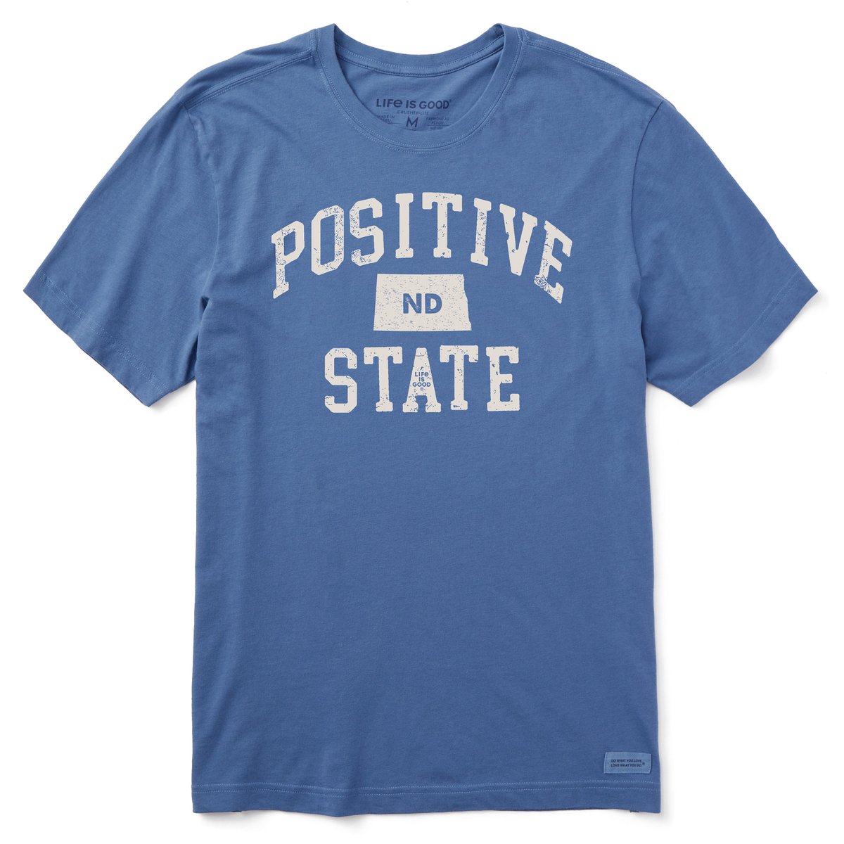 Men's Positive State North Dakota Short Sleeve Crusher Tee