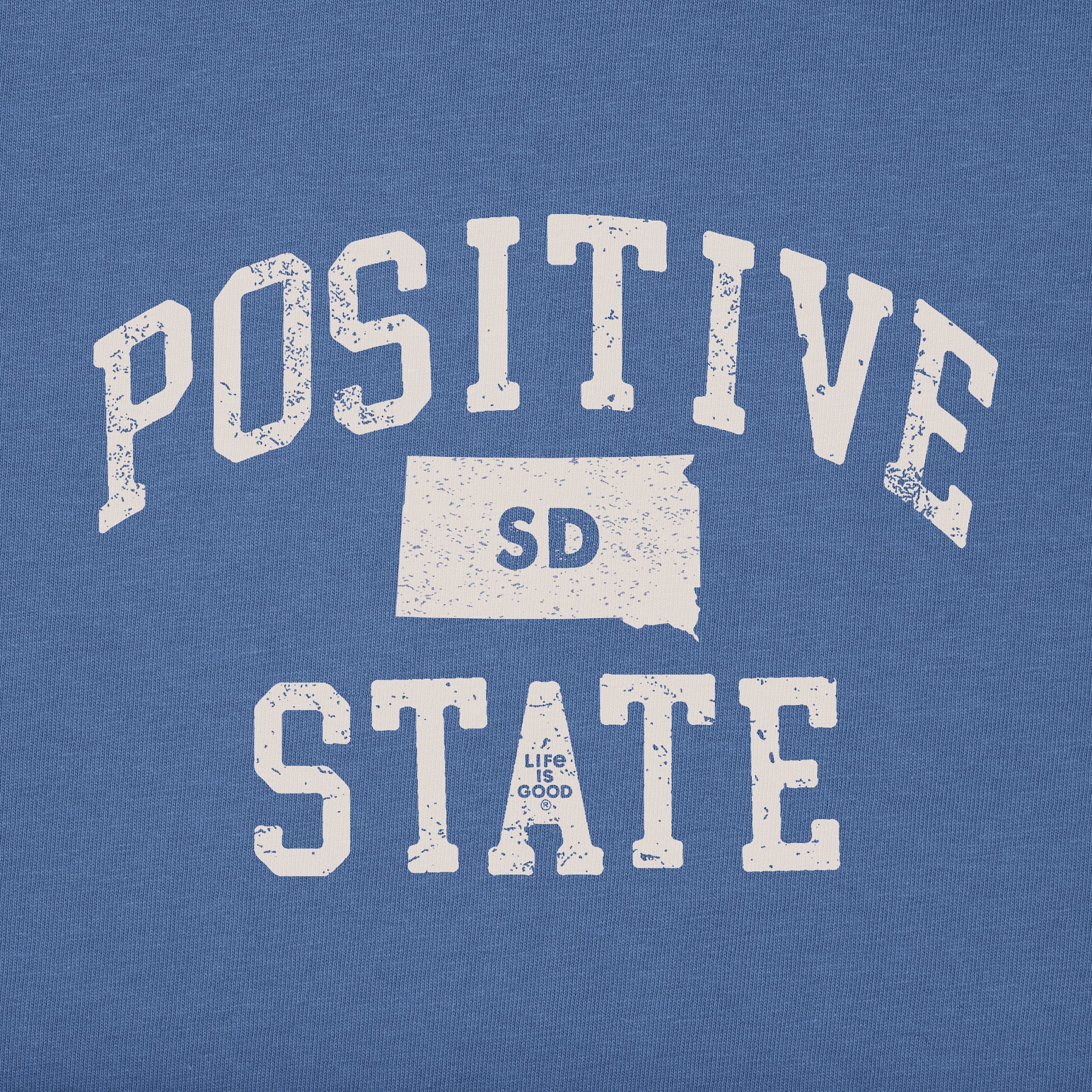 Men's Positive State South Dakota Short Sleeve Crusher Tee