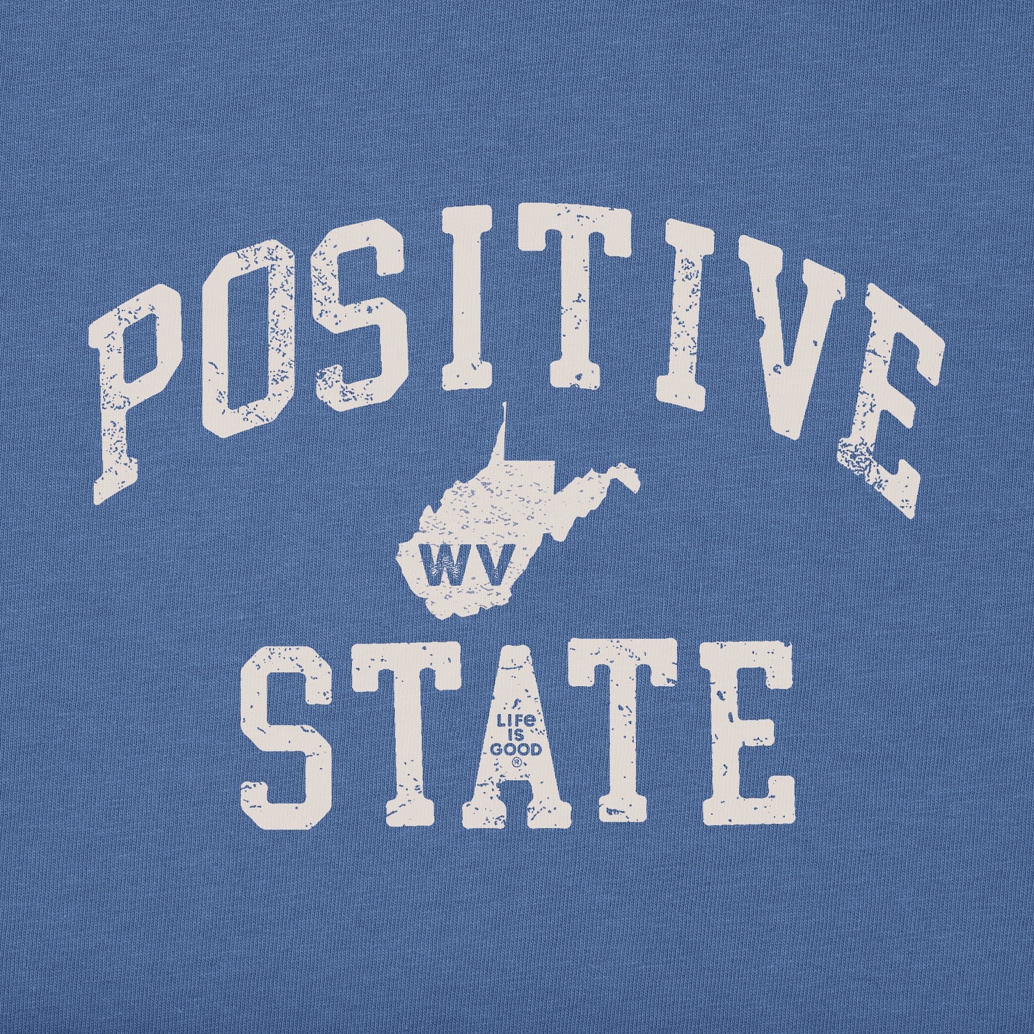 Men's Positive State West Virginia Short Sleeve Crusher Tee