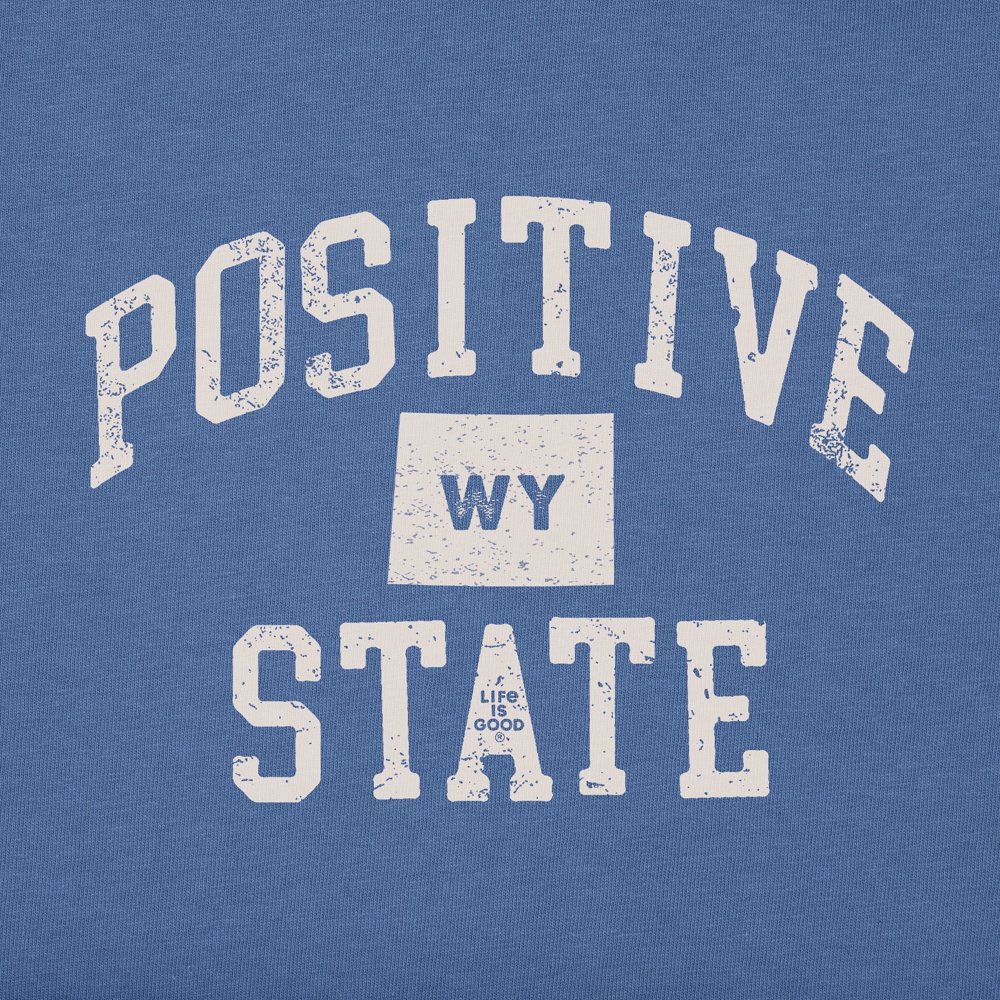 Men's Positive State Wyoming Short Sleeve Crusher Tee