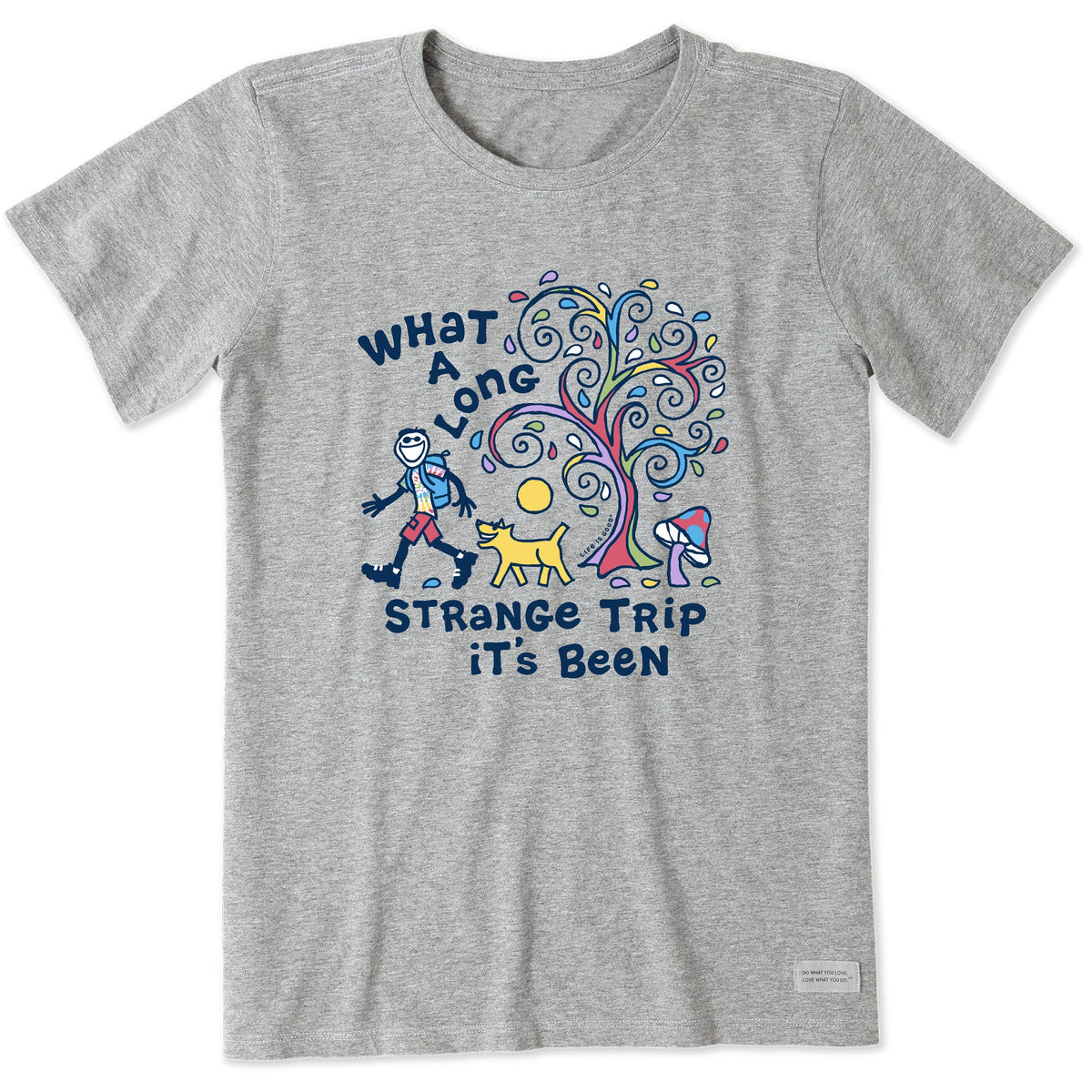 Women's Jake and Rocket Strange Trip Hike Short Sleeve Crusher Tee