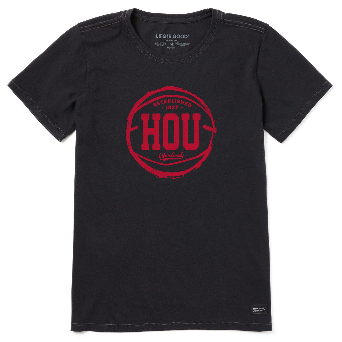 Women's Houston Basketball Short Sleeve Crusher Tee
